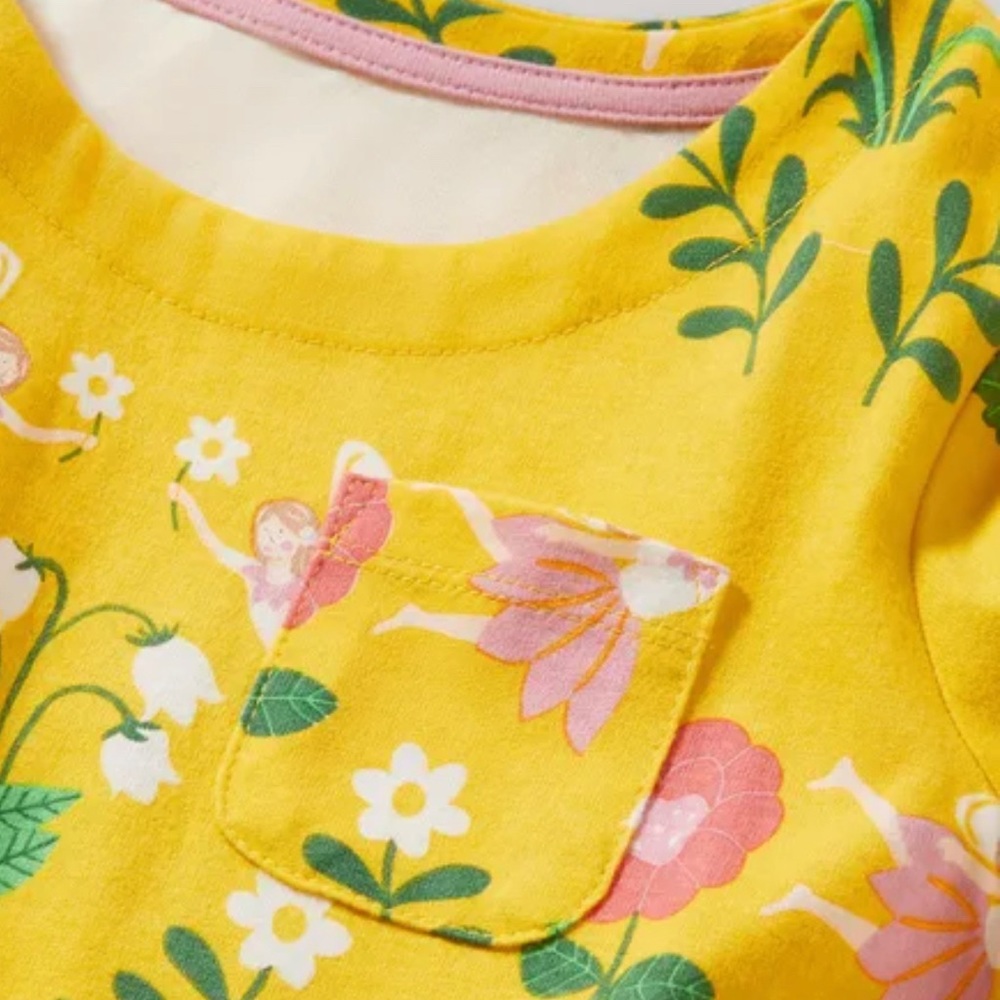 NWT Boden Short-Sleeved Fun Jersey Dress, 4-5Y - Picture 3 of 6